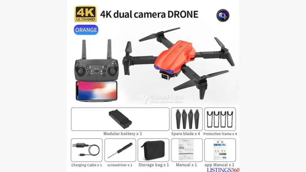 39,000 F Drone à double caméra 4 k